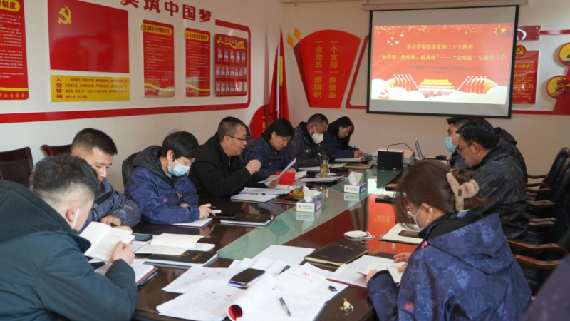 物產汽貿黨支部召開&ldquo;知學理、悟原理、踐真理&rdquo; &mdash;&mdash;黨章篇&rdquo;專題學習會