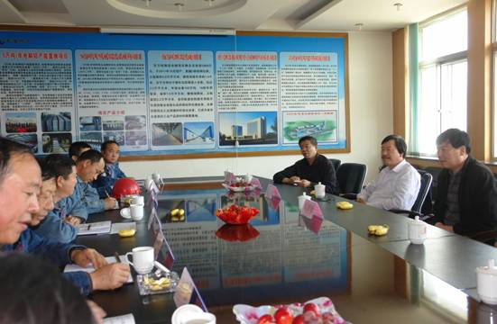 劉崇珩、馮志洪蒞臨青海物產(chǎn)北川工業(yè)物流園參觀