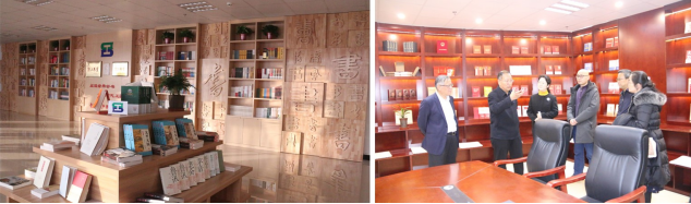 省委常委、省總工會(huì)主席馬吉孝同志來我司為全國職工書屋示范點(diǎn)揭牌